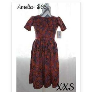 NWT LULAROE XXS AMELIA Jacquard Material